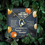 And Now The Limit Is The Sky Wherever Your Journey In Life May Take You Graduation Forever Love Heart Pendant Necklace