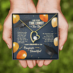 And Now The Limit Is The Sky Wherever Your Journey In Life May Take You Graduation Forever Love Heart Pendant Necklace