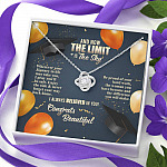 And Now The Limit Is The Sky Wherever Your Journey In Life May Take You Graduation Love Knot Necklace
