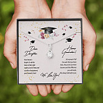 Dear Daughter Happy Graduation We Love You Alluring Beauty Pendant Necklace - Graduation Day Gift For Her
