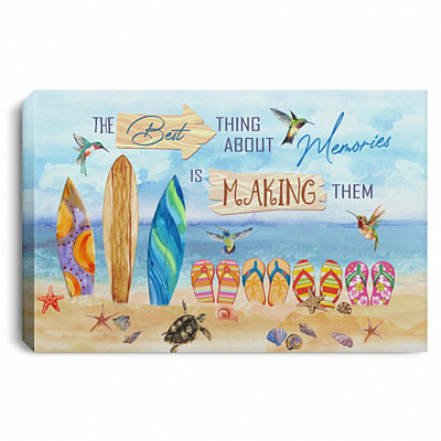 Memories Canvas, White, 0.75'' Framed Canvas