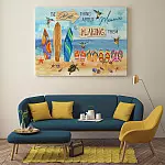 10VT. Ocean The Best Thing About Memories canvas mockup