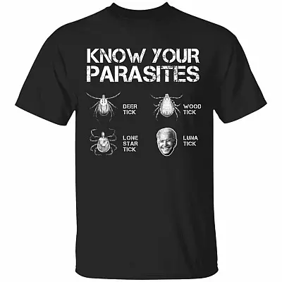 1N.Know YOur Parasites, Black, Unisex T-Shirt