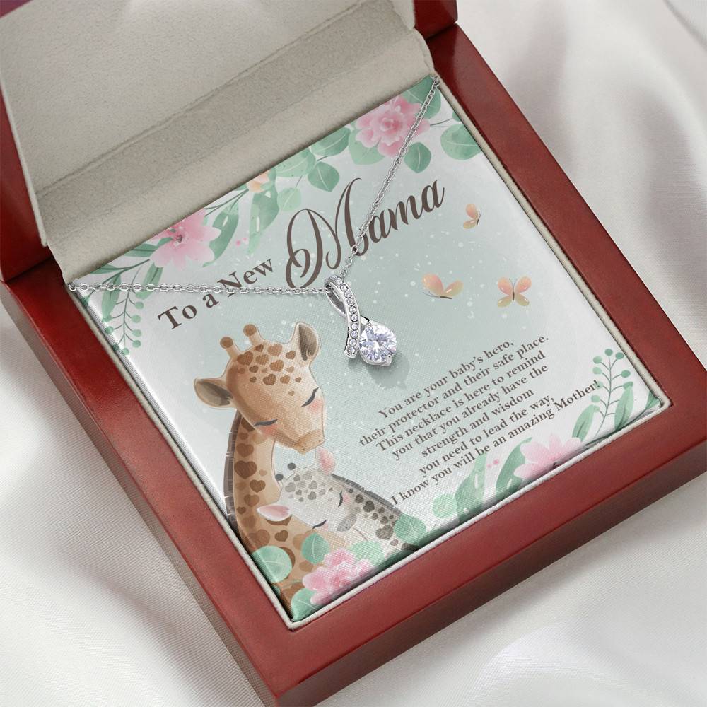 To A New Mama You're Your Baby's Hero I Know You Will An Amazing Mother Alluring Beauty Necklace To A New Mama You're Your Baby's Hero I Know You Will An Amazing Mother Alluring Beauty Necklace