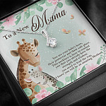 To A New Mama You're Your Baby's Hero I Know You Will An Amazing Mother Alluring Beauty Necklace To A New Mama You're Your Baby's Hero I Know You Will An Amazing Mother Alluring Beauty Necklace