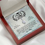 Class Of 2021 I Want You To Believe Deep In Your Heart Alluring Beauty Necklace - Graduation Gifts From Mom