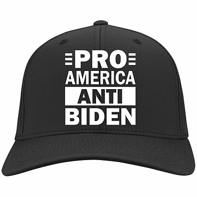 Pro America hat, Black, Twill Cap