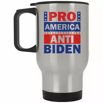 14 oz. Silver Travel Mug