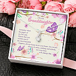To My Granddaughter Someday When The Pages Of My Life End Alluring Beauty Necklace