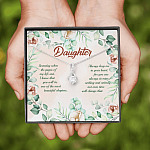 To My Daughter Someday When The Pages Of My Life End Alluring Beauty Necklace