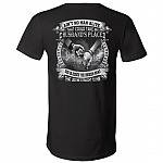 Ain't No Man Alive That CShirt, Black, V-Neck T-Shirt