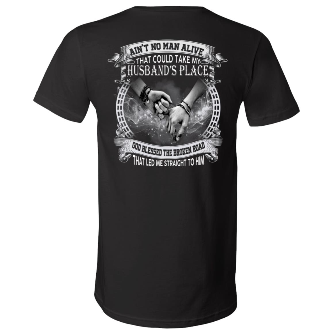 Ain't No Man Alive That CShirt, Black, V-Neck T-Shirt