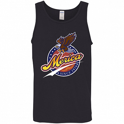 merica tank, Black, Unisex Tank Top
