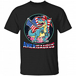 amerisaurus, Black, Unisex T-Shirt
