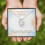 You Give Me A Boner Not A Penis Boner A Heart Boner A Heart On Funny Girlfriend Forever Love Heart Pendant Necklace
