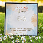 3VT. You Give Me A Boner Infinity Heart Necklace (Silver) 7