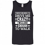 Crazy Tank, Black, Unisex Tank Top