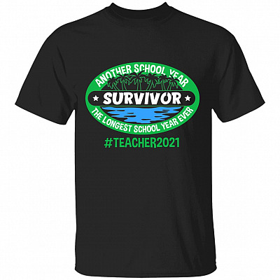 Another School Year Survivor, Black, Unisex T-Shirt