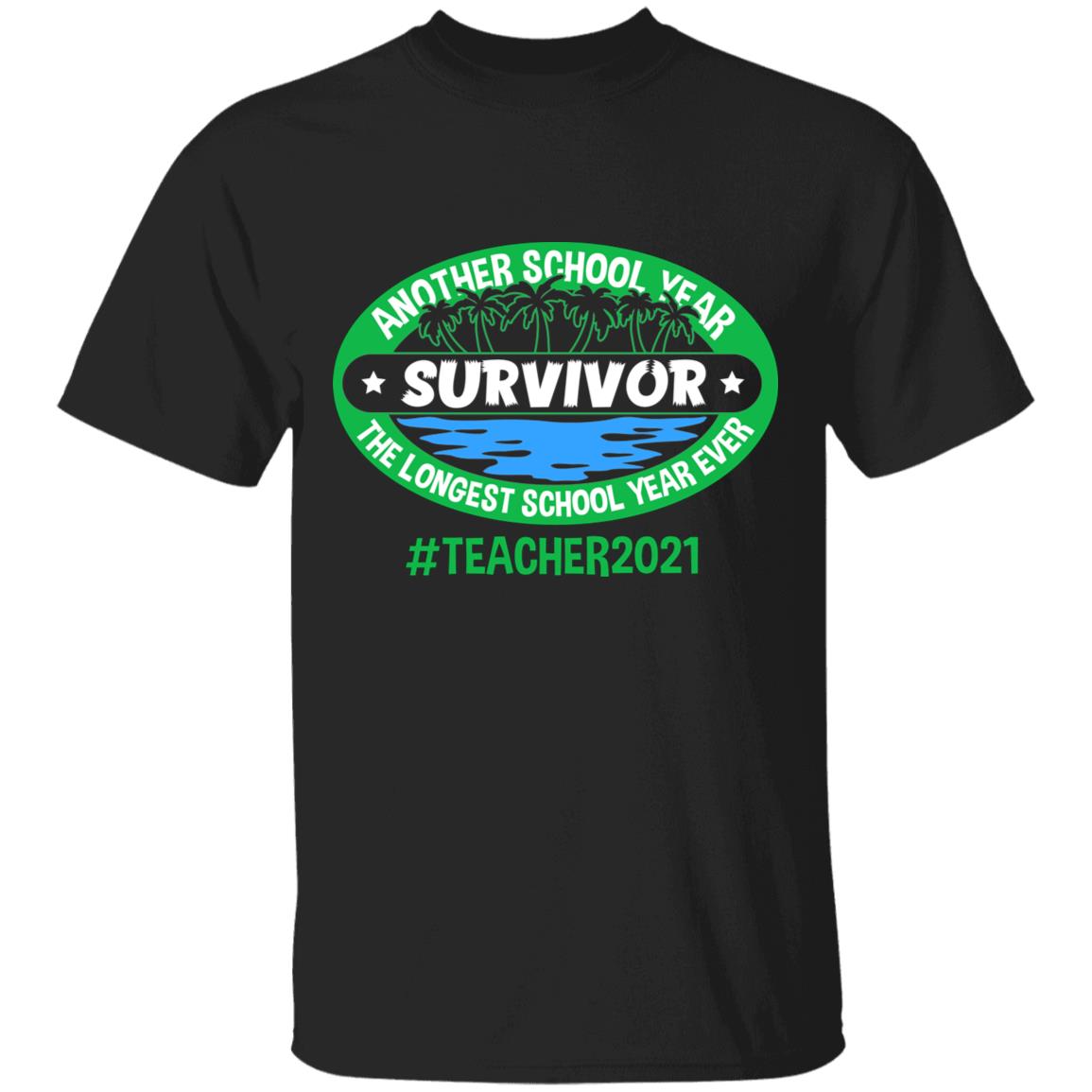 Another School Year Survivor, Black, Unisex T-Shirt