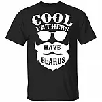 Cool Fathers Have Beards, Black, Unisex T-Shirt