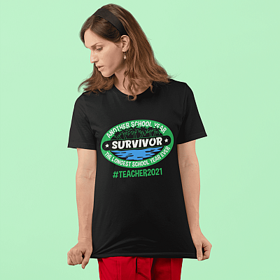Alternative view of Another School Year Survivor The Longest School Year Ever T-Shirt - Teacher 2021 Shirt