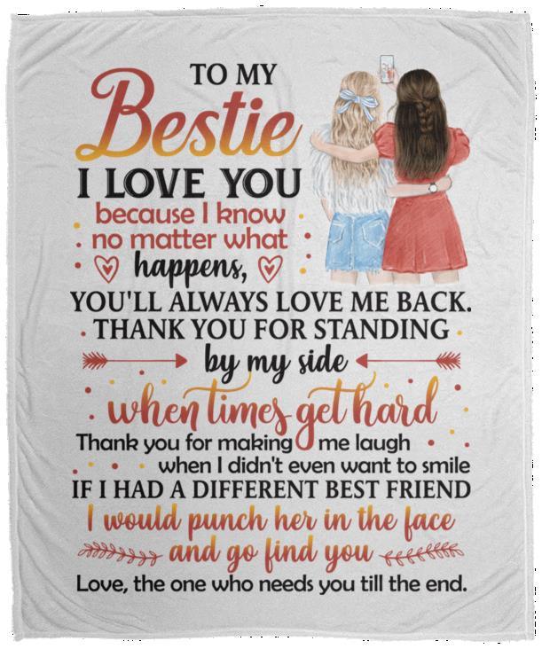 bestie blanket, White, Cozy Plush Fleece Blanket - 50x60