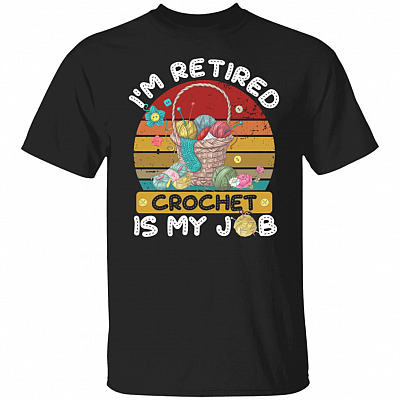 retire, Black, Unisex T-Shirt