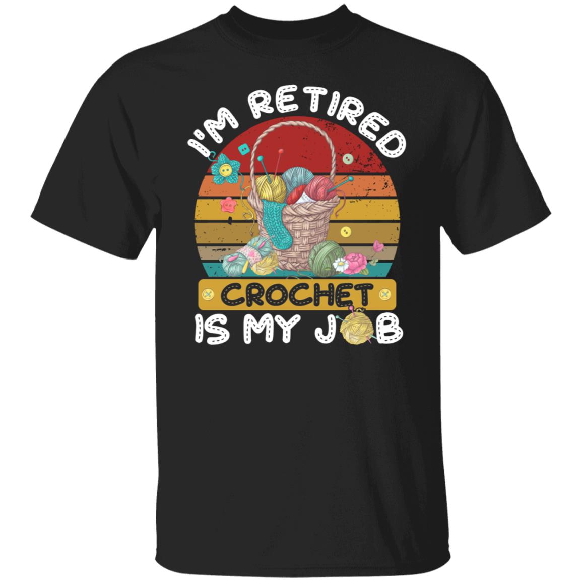 retire, Black, Unisex T-Shirt