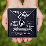 To My Wife You're Not Just the Mother of My Children Forever Love Pendant Necklace