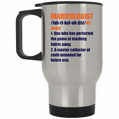 14 oz. Silver Travel Mug