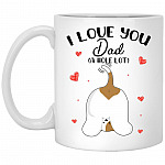 dog hole, White, 11 oz. White Mug