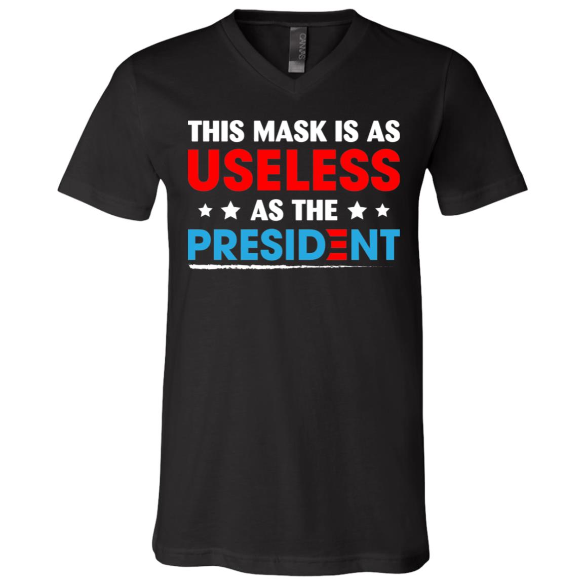 president t, Black, V-Neck T-Shirt president t, Black, V-Neck T-Shirt