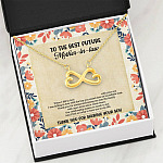 To The Best Future Mother-In-Law Thank You For Sharing Your Son Husband's Mom Infinity Heart Necklace