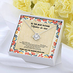 To The Best Future Mother-In-Law Thank You For Sharing Your Son Husband's Mom Love Knot Pendant Necklace