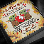 My Only Love I Wish I Could Turn Back The Clock Baby Yoda Couple Alluring Beauty Necklace