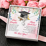 Dear Daughter Your Future Is Bright Happy Graduation We Always Believed In You Alluring Beauty Necklace Dear Daughter Your Future Is Bright Happy Graduation We Always Believed In You Alluring Beauty Necklace