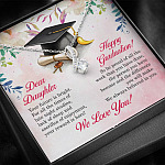 Dear Daughter Your Future Is Bright Happy Graduation We Always Believed In You Alluring Beauty Necklace Dear Daughter Your Future Is Bright Happy Graduation We Always Believed In You Alluring Beauty Necklace