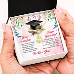 Dear Daughter Your Future Is Bright Happy Graduation We Always Believed In You Anchor Necklace Dear Daughter Your Future Is Bright Happy Graduation We Always Believed In You Anchor Necklace