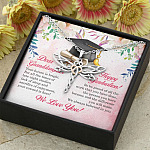 Dear Granddaughter Your Future Is Bright Happy Graduation We Always Believed In You Dragonfly Necklace Dear Granddaughter Your Future Is Bright Happy Graduation We Always Believed In You Dragonfly Necklace