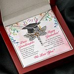 Dear Granddaughter Your Future Is Bright Happy Graduation We Always Believed In You Dragonfly Necklace Dear Granddaughter Your Future Is Bright Happy Graduation We Always Believed In You Dragonfly Necklace