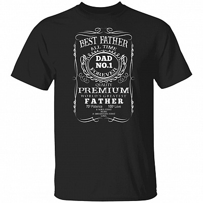 dad t, Black, Unisex T-Shirt