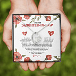 To My Daughter In Law We Both Love The Same Man I Will Forever Love You Forever Love Necklace