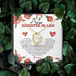 To My Daughter In Law We Both Love The Same Man I Will Forever Love You Forever Love Necklace