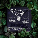 To My Wife You're Not Just the Mother of My Children Love Knot Pendant Necklace