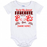 You're My Second Onesie, White, Baby Onesie - 12 Month
