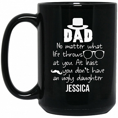 15 oz. Black Mug