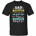 Dad Tshirt, Black, Unisex T-Shirt