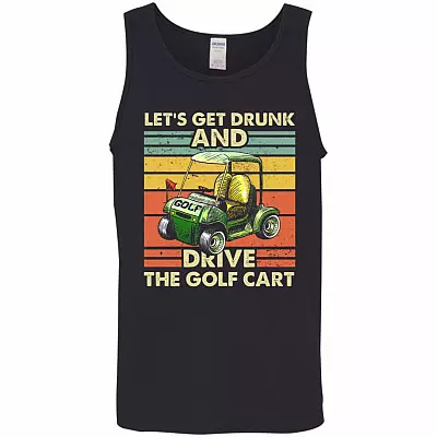 golf, Black, Unisex Tank Top