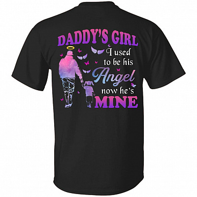 Daddy's Girl I Used To Be Hit Only, Black, Unisex T-Shirt