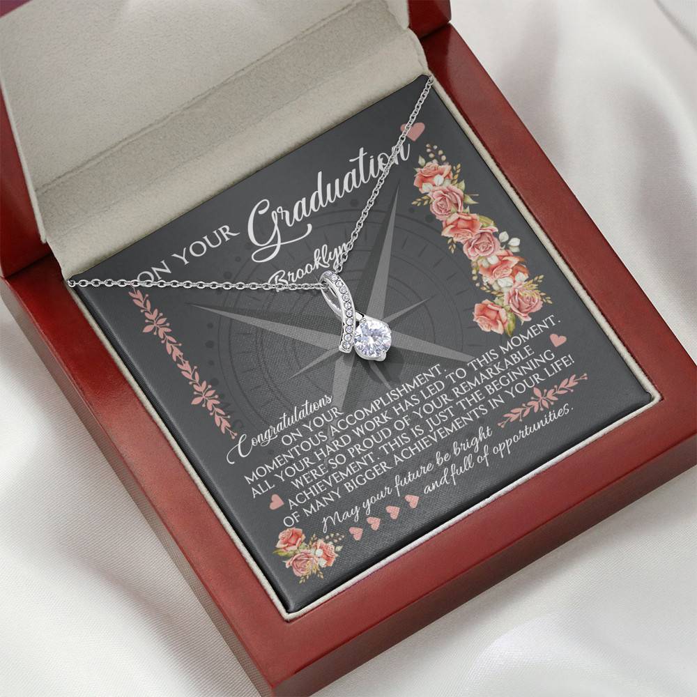 Personalized May Your Future Be Bright And Full Of Opportunities Alluring Beauty Necklace